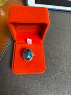 Ring zilver met labradoriet maat 16, Sieraden, Tassen en Uiterlijk, Ringen, Nieuw, Ophalen of Verzenden, Kleiner dan 17, Dame