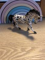 Schleich zwart/wit paard, Ophalen of Verzenden, Zo goed als nieuw, Paard, Beeldje of Figuurtje