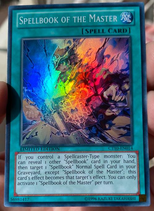 Yu-Gi-Oh! Spellbook of the Master CT10 Tin Promo !, Hobby en Vrije tijd, Verzamelkaartspellen | Yu-gi-Oh!, Zo goed als nieuw, Losse kaart