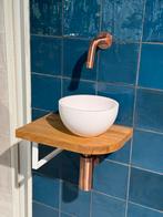 Showroom fontein combinatie met kom en koperen kraan, Ophalen, Nieuw, Toilet