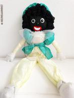 Authentieke HEMA etalage zwarte Piet pop - 55cm, geel/groen, Diversen, Sinterklaas, Verzenden, Zo goed als nieuw