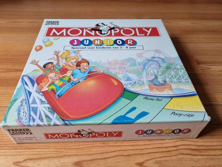 Monopoly Junior, Hobby en Vrije tijd, Gezelschapsspellen | Bordspellen, Zo goed als nieuw, Een of twee spelers, Drie of vier spelers