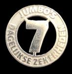 Jumbo's 7 dagelijkse zekerheden pin, Verzamelen, Speldjes, Pins en Buttons, Ophalen of Verzenden, Merk, Speldje of Pin
