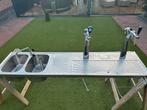Lekblad met spoelbak,biertap, thuistap, mancave, bar, Ophalen, Zo goed als nieuw