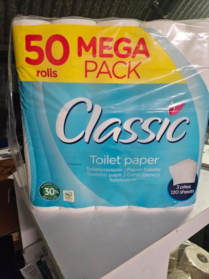 Toiletpapier Groothandel - 50 Rollen, 3-laags, Huis en Inrichting, Keuken | Keukenbenodigdheden, Nieuw, Ophalen