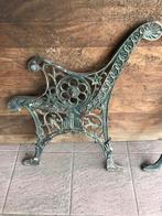Gietijzeren zijkanten voor vintage tuinbank of tuinstoel, Tuin en Terras, Ophalen, Gebruikt, Metaal