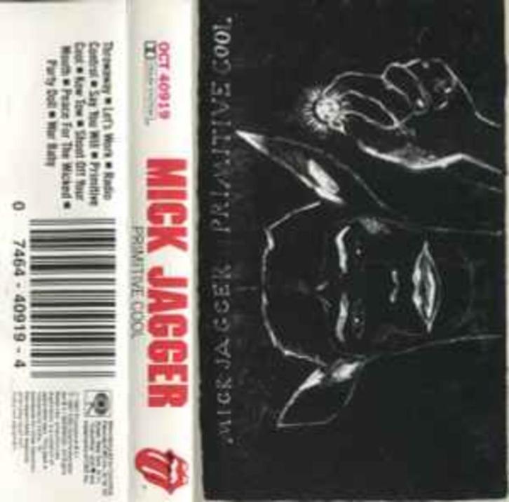 Mick Jagger ‎– Primitive Cool  Originele Cassette Nieuw., Cd's en Dvd's, Cassettebandjes, Nieuw in verpakking, Origineel, Pop
