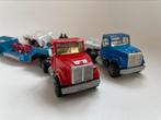 model amerikaanse vrachtwagen White trekker 1/60 Majorette, Ophalen of Verzenden, Gebruikt, Bus of Vrachtwagen, Majorette