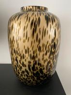 Prachtige Vase The World Cheetah vaas goud - M, Huis en Inrichting, Woonaccessoires | Vazen, Minder dan 50 cm, Glas, Zo goed als nieuw