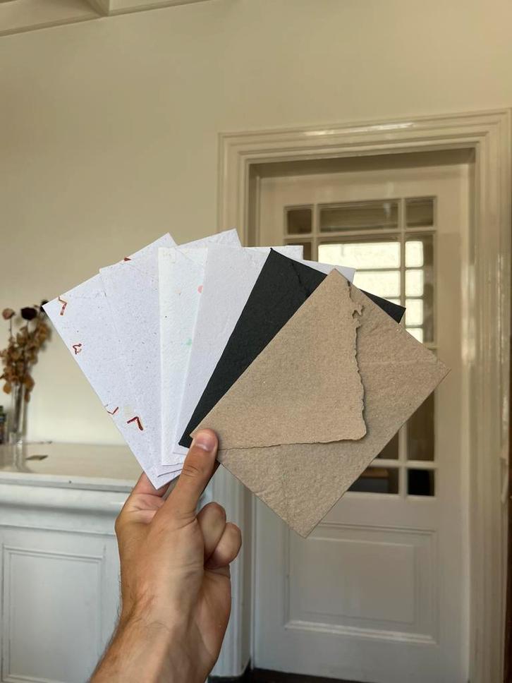 Handgeschept Papieren C6 Enveloppen - Papiir .nl, Diversen, Papierwaren, Nieuw, Ophalen of Verzenden