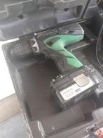 Hitachi 14.4v Accu-Boormachine, Doe-het-zelf en Verbouw, Gereedschap | Boormachines, Ophalen, Zo goed als nieuw, Minder dan 400 watt