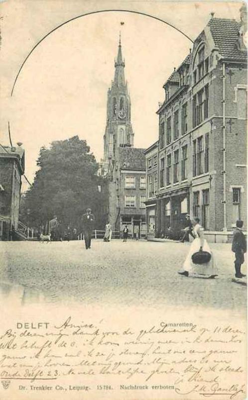 (301-038-003) Delft Camaretten, Verzamelen, Ansichtkaarten | Nederland, Zuid-Holland, Verzenden