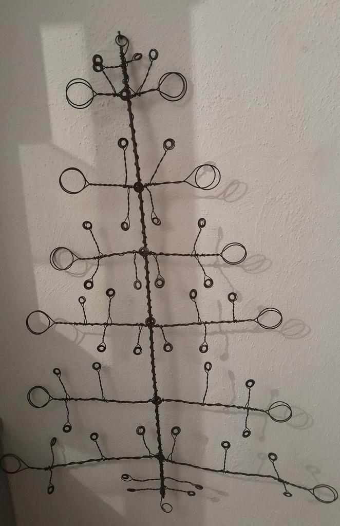 🌲 METALEN DRAAD KERSTBOOM VAN SISSY-BOY🌲, Huis en Inrichting, Woonaccessoires | Overige, Zo goed als nieuw, Ophalen