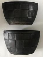 Bloempot - model E (2 stuks), 25 tot 40 cm, Gebruikt, Binnen, Ophalen of Verzenden
