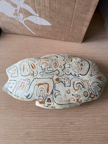 Beschilderd Schildpad Schild - Antiek Decoratie Object beschikbaar voor biedingen