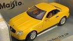 Mercedes Benz SLK Sunburst Yellow 1:18 Maisto Pol, Ophalen of Verzenden, Nieuw, Auto, Maisto