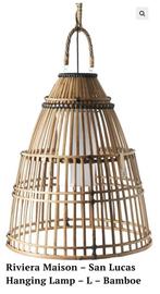 Mooie grote Riviera Maison lamp San lucas, Ophalen, Zo goed als nieuw, 50 tot 75 cm