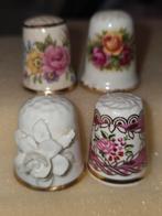 4 Prachtige Engels porselein Vingerhoedjes  Gemerkt 6 euro, Verzamelen, Ophalen of Verzenden, Zo goed als nieuw
