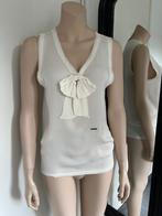DSQAURED2  zijden blouse  MAAT S  ALS NIEUW, Kleding | Dames, Blouses en Tunieken, Wit, Ophalen of Verzenden, Zo goed als nieuw