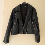 H&M zwart kort bikerjack – maat L, Zwart, Maat 42/44 (L), Nieuw, Ophalen of Verzenden