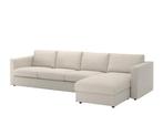 LOSSE BANKHOES - Ikea VIMLE vierzits met chaise longue, Huis en Inrichting, Ophalen, Zo goed als nieuw, 300 cm of meer