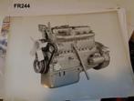 tekening daf motor, Ophalen of Verzenden, 1980 tot heden, Zo goed als nieuw, Overige onderwerpen