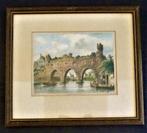 prachtig originele oud Zutphen stadsmuur Hilverdink, Antiek en Kunst, Ophalen of Verzenden
