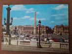 Parijs Paris Place de la Concorde - ca. 1964 met auto's, Ophalen of Verzenden, 1960 tot 1980, Ongelopen, Frankrijk