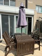 Houten tuinset uitklapbaar, Tuin en Terras, Ophalen, Zo goed als nieuw, Hout