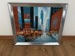 Schilderij New York Stadsgezicht, Ophalen of Verzenden