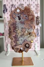 Roze amethist op standaard, Ophalen of Verzenden