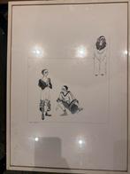 Tekening met pen, Antiek en Kunst, Ophalen of Verzenden