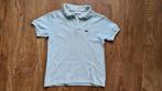 Z004 - Lichtblauwe/mintgroene polo van Lacoste (mt.140), Ophalen of Verzenden, Zo goed als nieuw, Lacoste, Shirt of Longsleeve