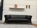 Als nieuw Rolf Benz 322 3 Zits Bank zwart leer Design 210, Huis en Inrichting, Fauteuils, Leer, Ophalen of Verzenden, Zo goed als nieuw