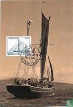 Maximumkaart 9 Visserij Faröer Islands 1984, Postzegels en Munten, Ophalen of Verzenden