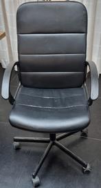 Zwarte Bureaustoel, Ophalen of Verzenden, Gebruikt, Zwart, Bureaustoel