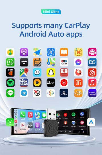 Carlinkit Mini Ultra - Draadloos Carplay / Android Car! 2025 beschikbaar voor biedingen