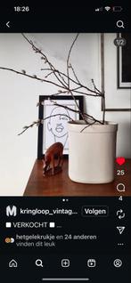 Bloempot ECRIS Holland, Gebruikt, Overige kleuren, Aardewerk of Porselein, Ophalen of Verzenden