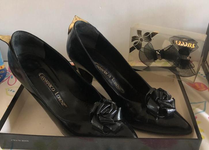 Gianmarco Lorenzi - schoen met hak, Kleding | Dames, Schoenen, Gedragen, Schoenen met hoge hakken, Zwart, Ophalen of Verzenden