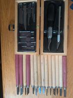 Snij en beitel precisie mesjes  voor snijden en beitelen, Hobby en Vrije tijd, Ophalen, Zo goed als nieuw