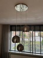 Mooie RVS hanglamp en staande lamp, Huis en Inrichting, Lampen | Hanglampen, Ophalen, Zo goed als nieuw, Modern, Metaal