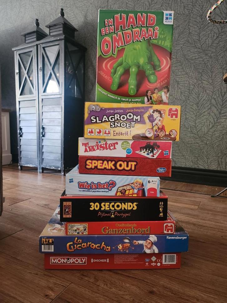 Diverse gezelschapsspellen., Hobby en Vrije tijd, Gezelschapsspellen | Bordspellen, Gebruikt, Een of twee spelers, Drie of vier spelers