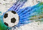 19 Voetbal Vlies Fotobehang 350x250cm in 3 maten Nieuw 1000+, Ophalen of Verzenden, Nieuw