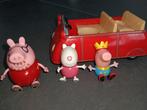 Peppa pig auto inclusief 3 figuren 16 cm x 9cm, Ophalen of Verzenden, Gebruikt