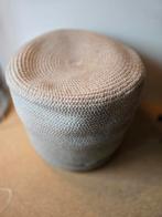 Poef / Zitkussen -  grijs, Minder dan 50 cm, Rond, Minder dan 50 cm, Ophalen of Verzenden