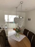 Glazen hanglampen, Huis en Inrichting, Lampen | Hanglampen, Ophalen, Gebruikt, 50 tot 75 cm, Glas