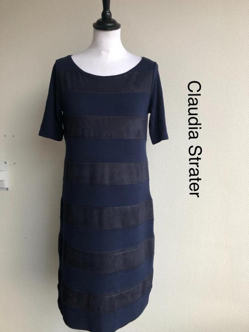 Claudia Strater Jurk  {mt: 36} 6069-9,5, Kleding | Dames, Jurken, Zo goed als nieuw, Maat 36 (S), Blauw, Knielengte, Ophalen of Verzenden