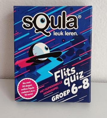 Squla Flits Quiz kaartspel voor groep 6-8: beschikbaar voor biedingen