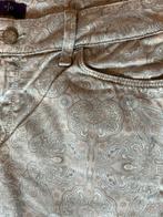 NYDJ Paisley Broek - Maat 6 (38), Maat 38/40 (M), Beige, Ophalen of Verzenden, Zo goed als nieuw