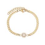 ixxxi Bracelet lucia Crystal Gold, Staal, Nieuw, Ophalen of Verzenden, Info@margaretdesigns.nl